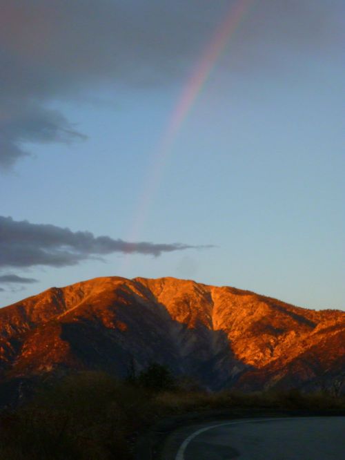 There is a pot of gold at the top