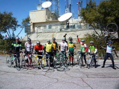 The group at top of Mt Wilson